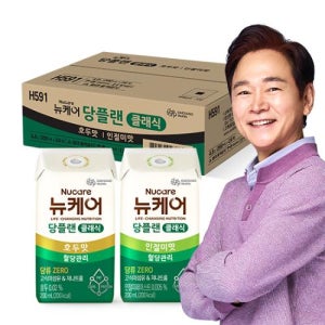 [본사공식몰] 뉴케어 당플랜 클래식 반반세트(호두맛+인절미맛) 200ml (24팩) 빨대형 대상웰라이프 뉴케어 당뇨식 노인 환자 시니어 영양식 건강식 인절미맛 호두맛