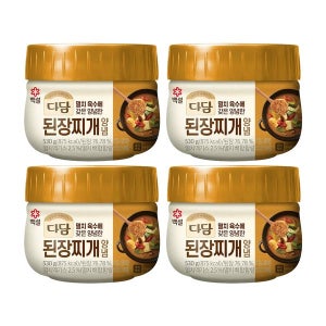 [CJ제일제당] 백설 다담 된장찌개양념 530g x4개