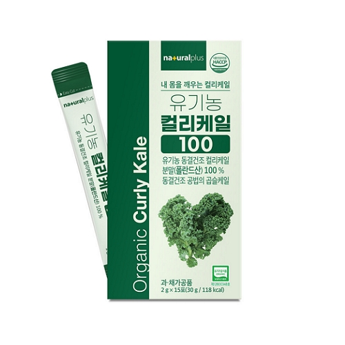 <b>내츄럴플러스</b> 유기농 컬리케일 100 2g x 15포