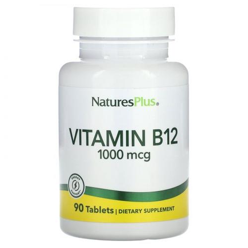 <b>NaturesPlus</b>, Vitamin B12, 1,000 mcg, 90 Tablets
