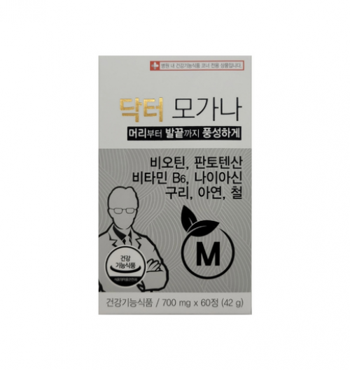 닥터 모가나 머리부터 발끝까지 풍성하게 <b>탈모</b> 건강기능식품 영양제  1개  60정
