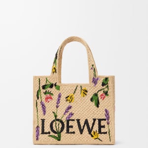 로에베 스몰 폰트 라피아 숄더백 ALF1B59X26 토트 Small Font tote in raffia Natural 139194917
