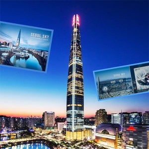 롯데월드 서울스카이 포토프레임 PKG