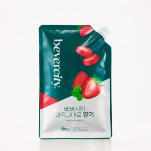 [베버시티]과육그대로 딸기(500g/냉장)