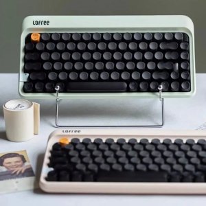 로프리 1970s 블루투스 기계식 키보드 마우스 계산기 세트 무선 3모드 핫스왑