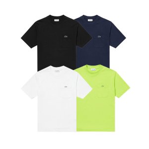 [라코스테] 라코스테 남녀공용 클락 포켓 반팔티셔츠 TH5807 4종택1