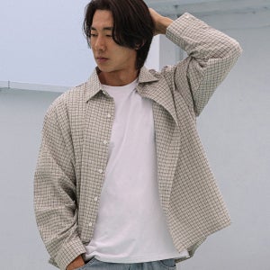 (XL-5XL)테임즈 체크셔츠[2DAY 빅사이즈]