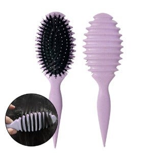 루시피 웨이브 컬링 멀티 드라이 헤어브러쉬 퍼플