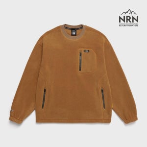 내셔널지오그래픽 [무료교환&반품] N244USW140 플리스 맨투맨 TAN