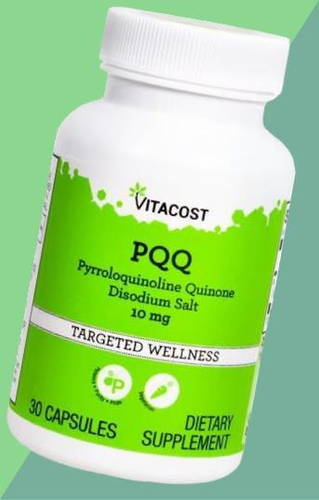 비타코스트 <b>PQQ 피롤로퀴놀린 퀴논</b> 디나트륨 염 10mg 30 캡슐 Vitacost