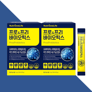 <b>뉴트리원라이프</b> 뉴트리원 프로 프리 <b>바이오틱스</b> <b>포스트바이오틱스</b> 유산균 30포X2박스