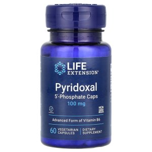 라이프익스텐션 Life Extension <b>피리독살 5-포스테이트 캡슐 100mg</b> 베지 캡슐 Extension 라이프 익스텐션