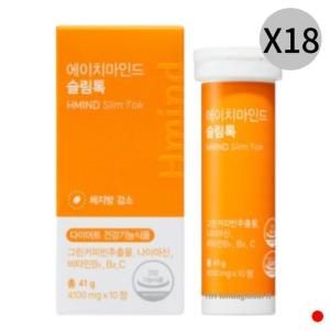 <b>에이치마인드</b> 슬림톡 <b>다이어트</b> 그린커피빈 10정 X18