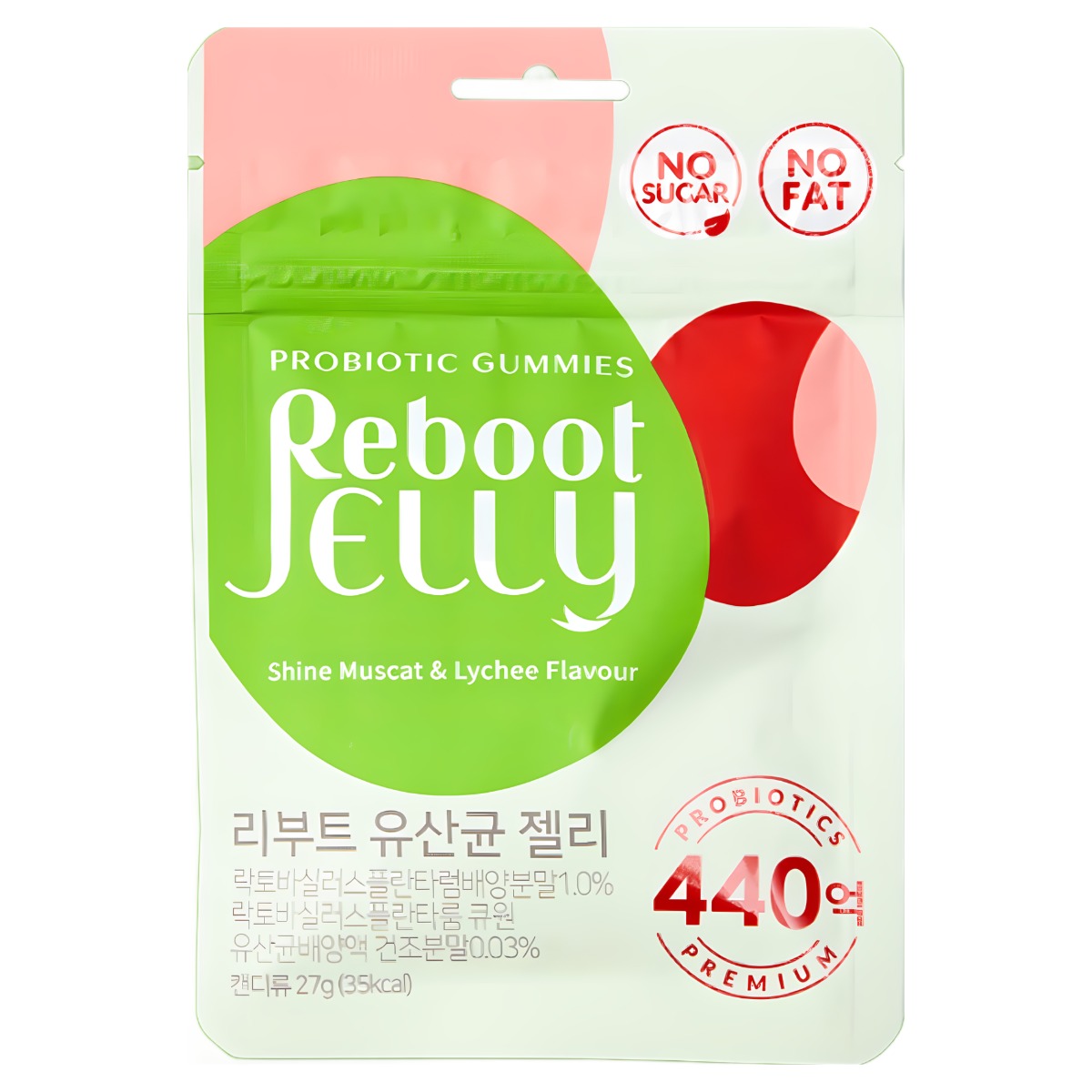 [약국PICK] ZERO SUGAR <b>리부트</b> 무설탕 유산균 젤리  162g  6개