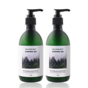 맨허스트 쉐이빙 면도 쉐이브 폼 젤 크림 300ml 2개