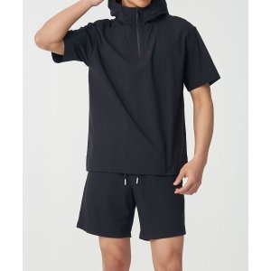<브랜드정품> 코오롱스포츠 KOLON SPORT 남성 반팔 후드 아노락 #데이팩 TLTCM25697BLK 152636