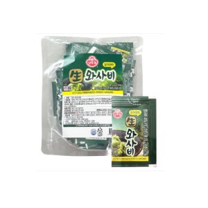 오뚜기 1회용 갈아만든 생 와사비 3g 100개입 일회용 소스