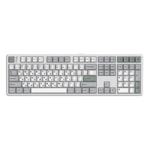 한성컴퓨터 GK798PRO 3모드 폼떡 가스켓 저소음기계식키보드 메탈화이트(딥블루 뽀송 38g)