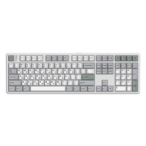 한성컴퓨터 GK798PRO 3모드 폼떡 가스켓 저소음기계식키보드 메탈화이트(딥블루 뽀송 38g)
