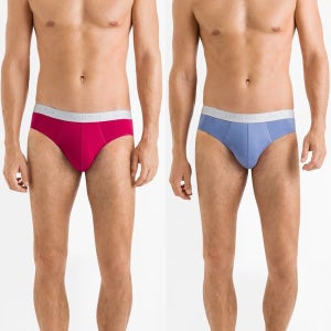 [한로코리아] 한로 코튼 사각 팬티 2Pack (BARBERRY SPICE & FORGET-ME-NOT 73075)