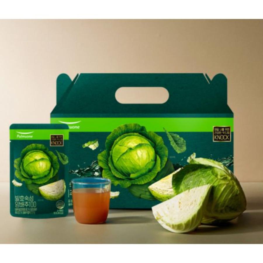 <b>풀무원</b>녹즙 발효숙성 양배추100 건강즙 양배추즙 80ml x 30포 - 1개