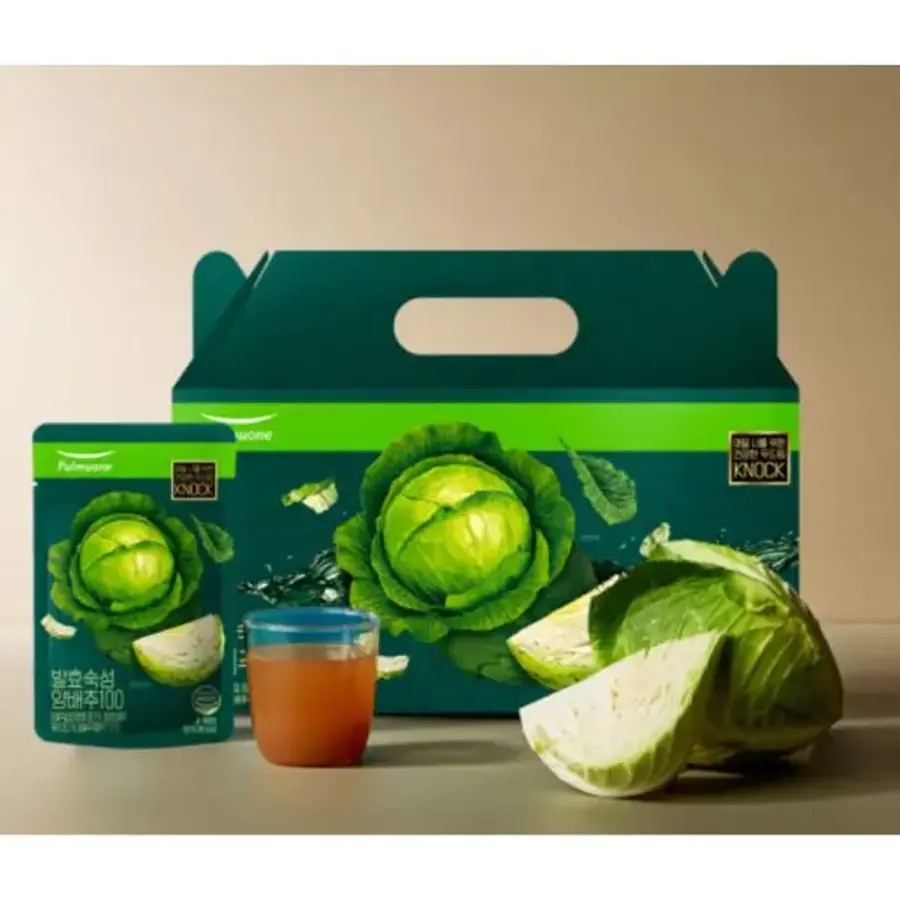 <b>풀무원</b>녹즙 발효숙성 양배추100 건강즙 양배추즙 80ml x 30포 - 1개