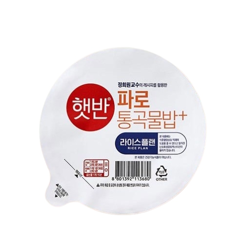 CJ제일제당 햇반 파로 통곡물밥 190g, 12개