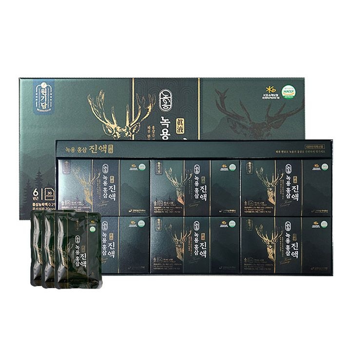 [고려인삼본사] 원기담 녹용<b>홍삼</b><b>진액 70ml</b> x 30포