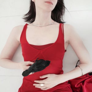 디파블로 Tencel Red Sleeveless