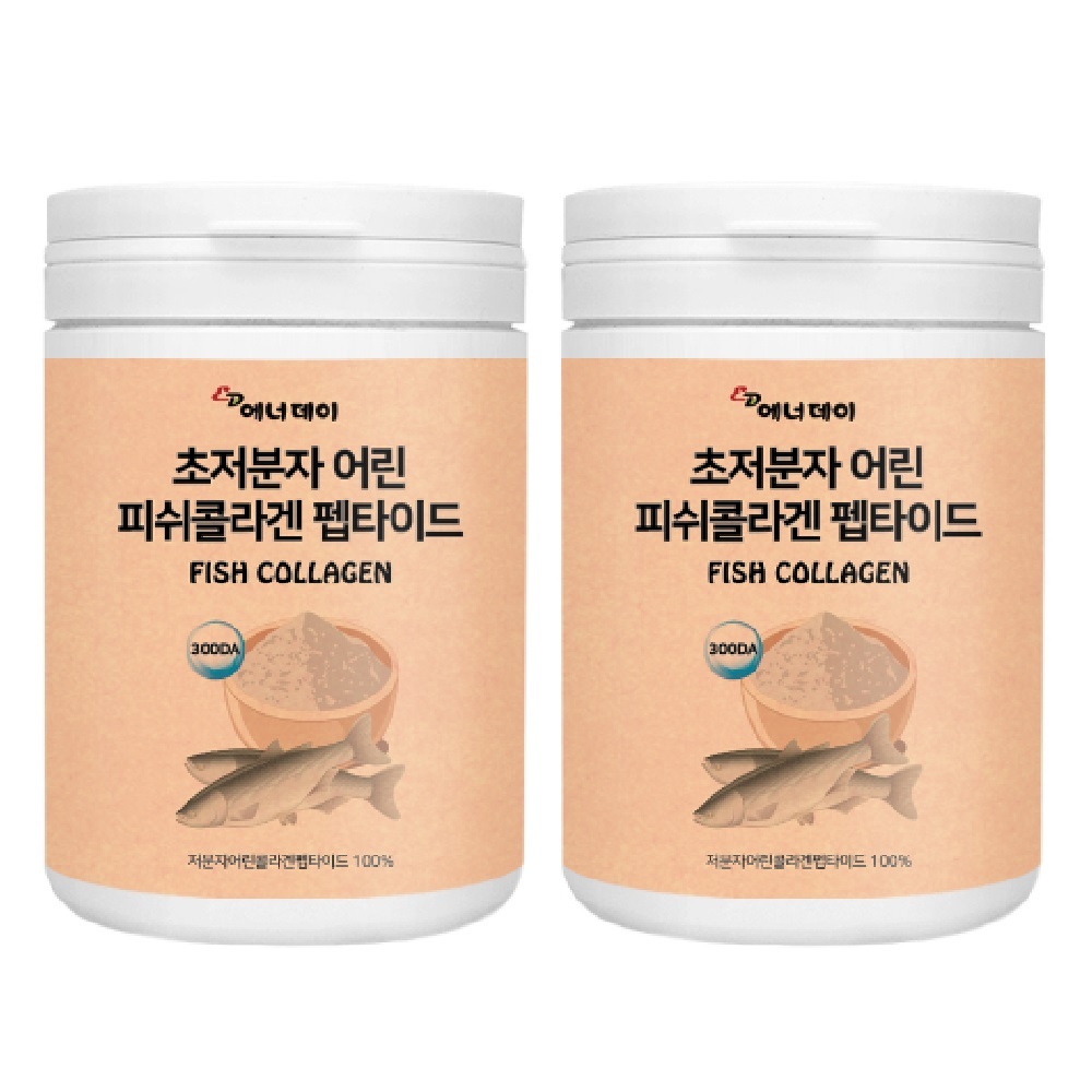 초저분자 어린 피쉬콜라겐 펩타이드 230g x 2통 <b>피부</b>영양보충 생기있는<b>피부</b>  2개