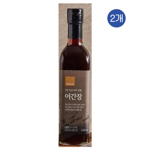 올가 어간장 3년숙성 제주전통  420ml  2개
