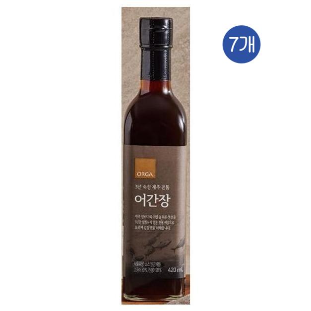 올가 어간장 3년숙성 제주전통  420ml  7개