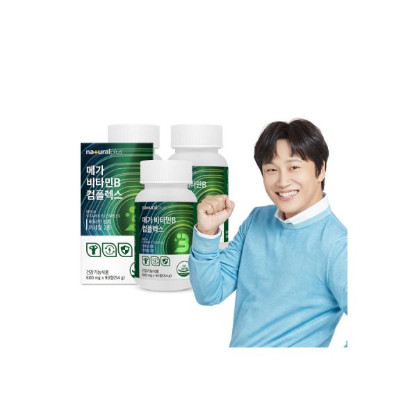 신체 에너지 활력 <b>비타민</b> 비 B 복합체 고함량 고농축 b군 mega <b>vitamin</b> b 피로함 피곤함 지칠때 엽산 판토텐산 나이아신 비오틴 티아민 스마트 학생 <b>비타민</b> 집중력  90정
