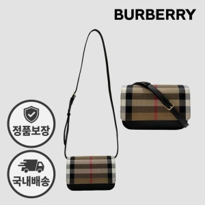 버버리 메디슨 체크 크로스백 블랙 8084026 1447625 139088484