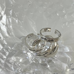 💖한정수량💖 커플 우정 유기견후원 925 실버 반지, 뽀뚜빠뚜
