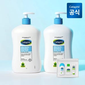 [세타필] 세타필 젠틀 바디워시 리프레싱 (산뜻한향) 1L 2개+여행용 미니 3개