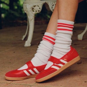 아디다스 삼바 메리제인 발레코어 스칼렛 레드 JQ6446