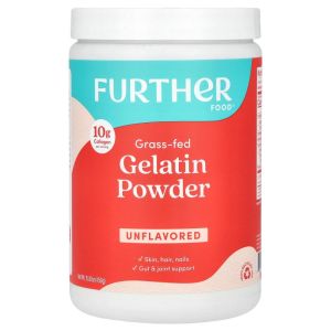 퍼더푸드 (아이허브) <b>프리미엄 젤라틴</b> 분말 무맛 450g(16oz) 해외직구