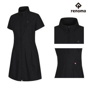 [하프클럽/기타]레노마골프 여자 여름 스트레치 하이넥 캡소매 원피스 RWONO.6310