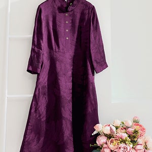 [로즈맘단독할인!한정수량]윤목감물인견원피스(생활한복)