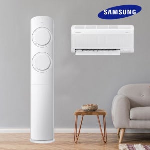 삼성 AI 비스포크 Q9000 17+6평 투인원 에어컨 실외기 리모컨포함 AF60F17D11WRS