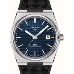 Tissot 티쏘 PRX 파워매틱 80 오토매틱 블루 남성용 시계 T137.407.17.041.00 478206