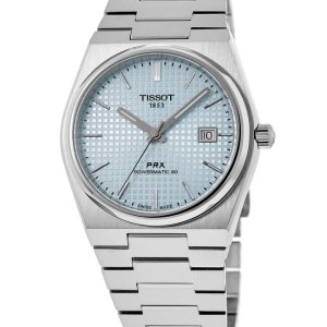 Tissot 티쏘 PRX 파워매틱 80 오토매틱 아이스 여성용 시계 T137.207.11.351.00 478472