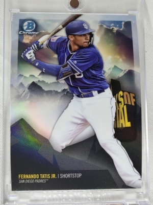 2018 Bowman Chrome 페르난도 타티스 주니어 MLB 야구 카드