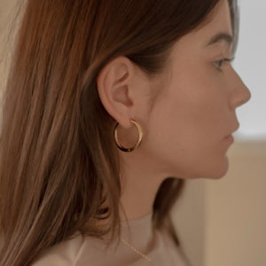 [노비스도쿄] 링 후프 피어스 Ring Hoop Pierce / Gold 269-1083