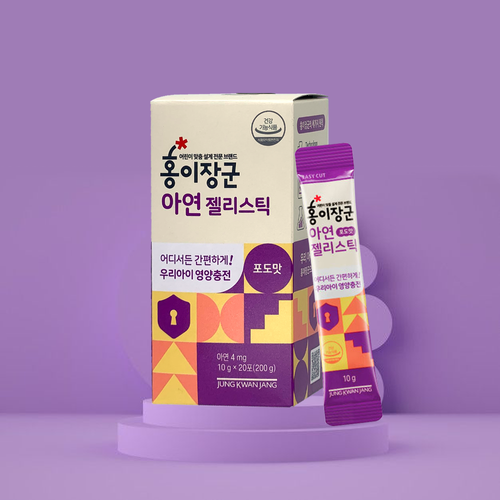 홍이장군 <b>정관장 아연</b> 젤리스틱 20p