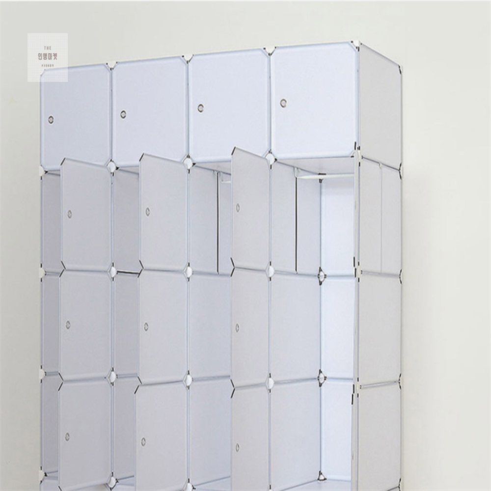 <b>인생</b>마켓 조립식선반옷장 140X175CM 플라스틱옷장