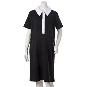 [롯데백화점] 마더피아 블랙 면 반팔 임산부원피스(ROP8047) LE1219741853
