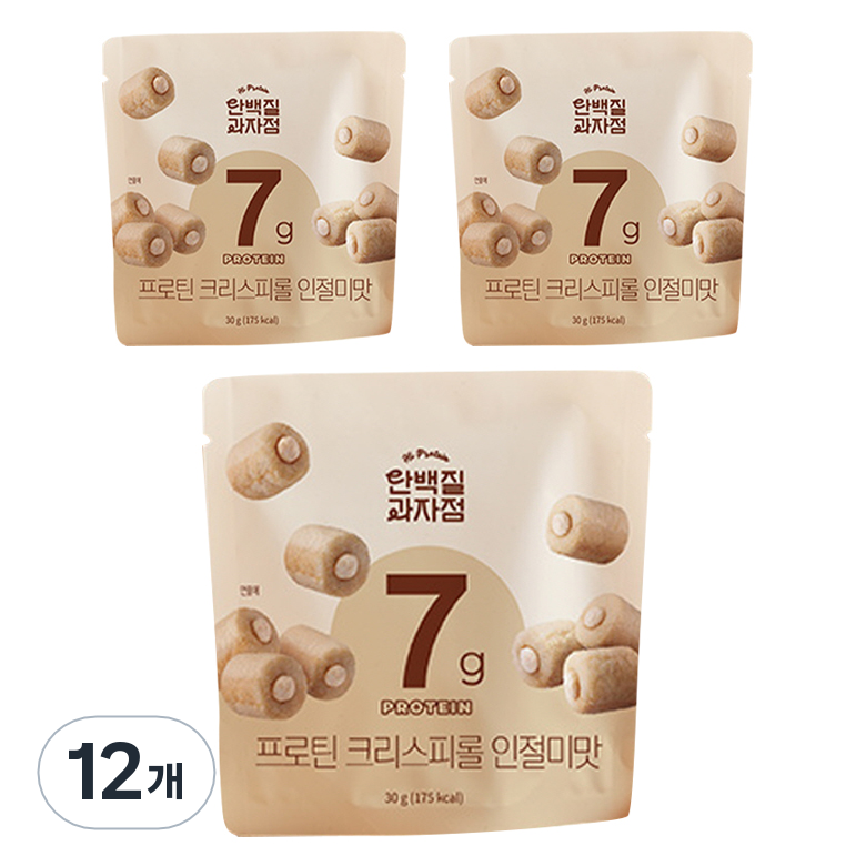 단백질과자점 프로틴 크리스피롤 인절미 성분 분석