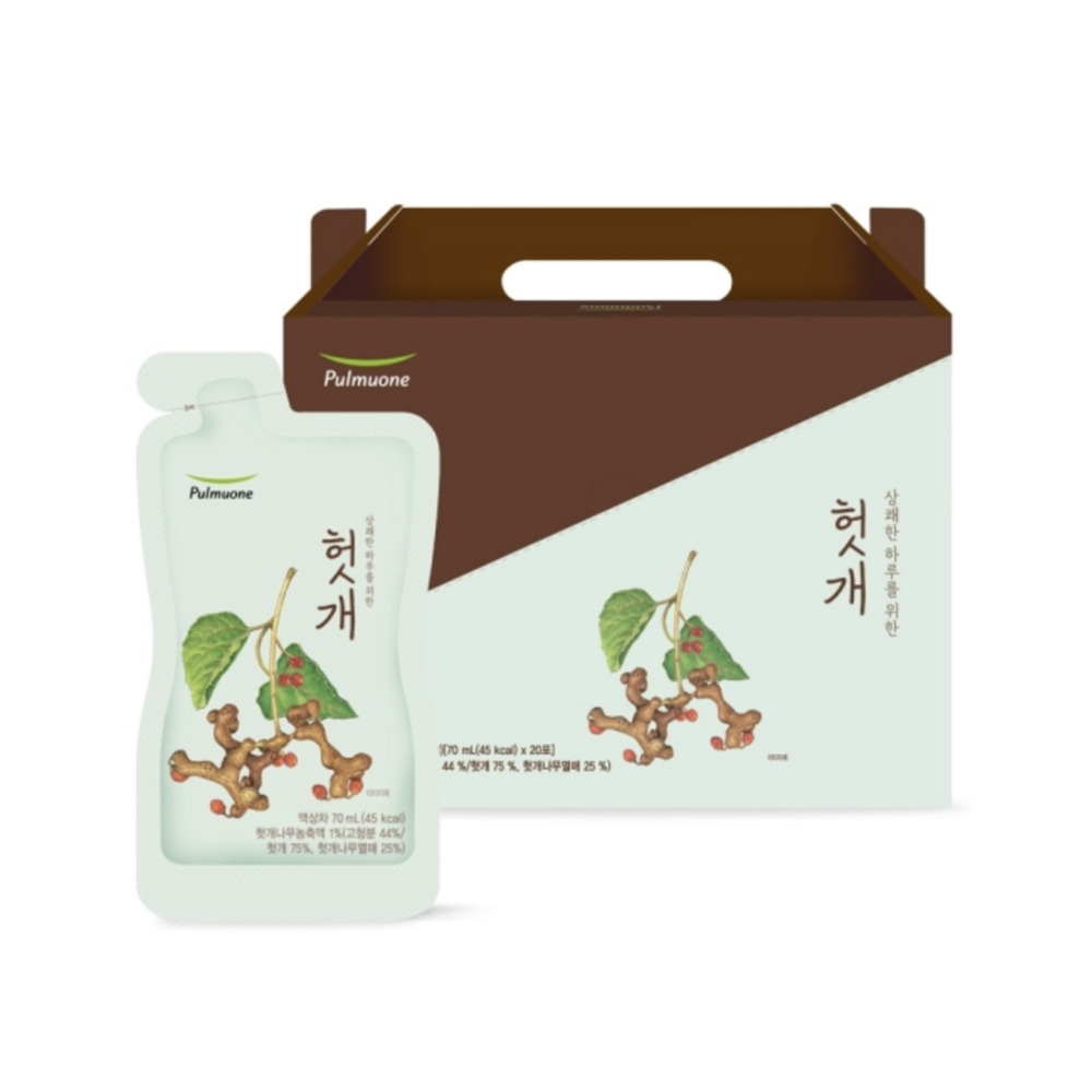 <b>풀무원</b> 헛개즙 농축액 숙취 <b>지방</b>간개선 아버지의날선물 70ml x 30포  1개